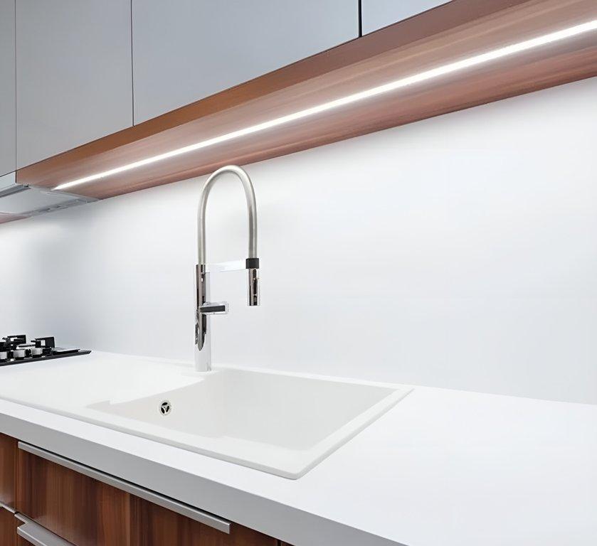 FLUX LINEAR-12 Recessed Aluminium LED Profile - 12MM - Black
