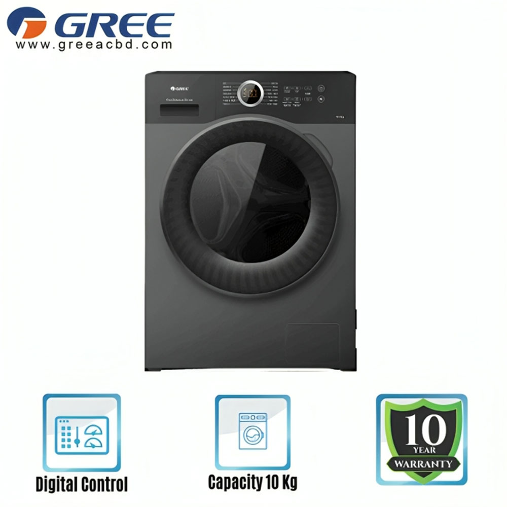 GREE Washing Machine XWKQG 100-B1201Bf1 (10.0 KG) Front Loading