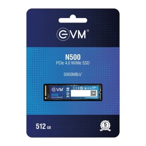 EVM N500 PCIe GEN 4.0 NVME SSD 512 GB