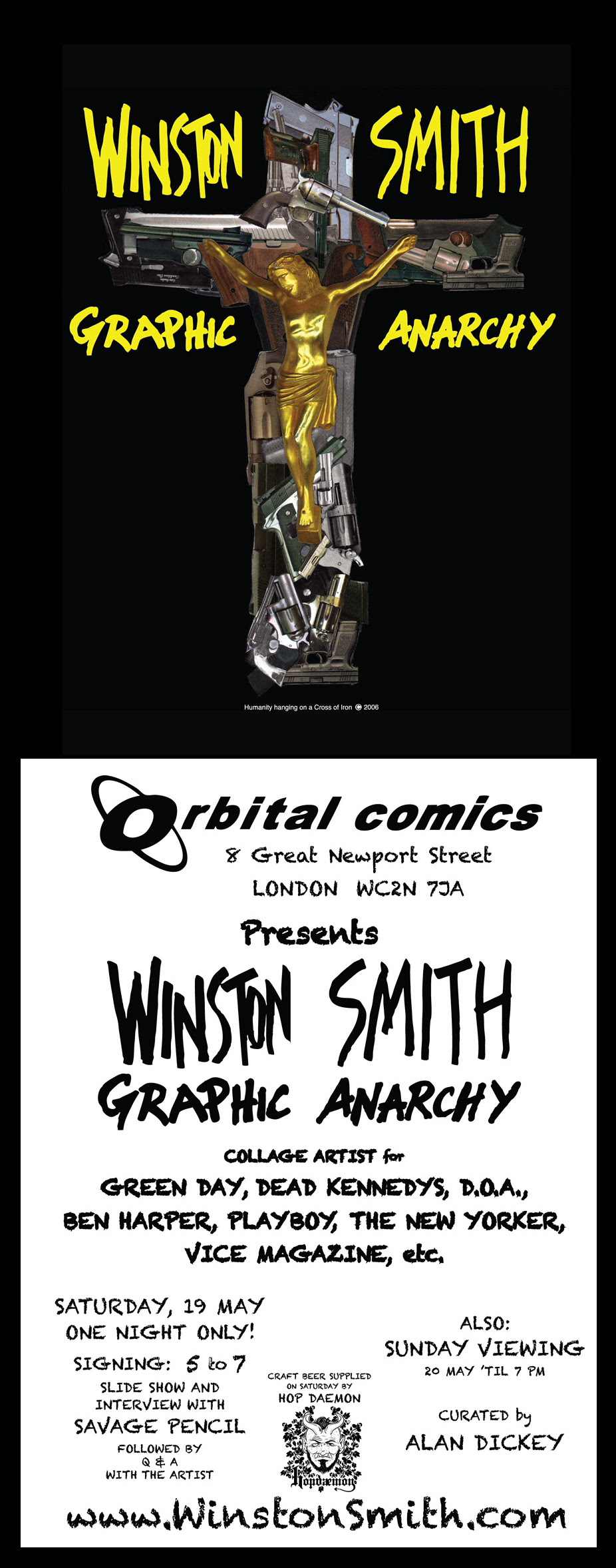 Legendary collage artist Winston Smith (Dead Kennedys/Green Day