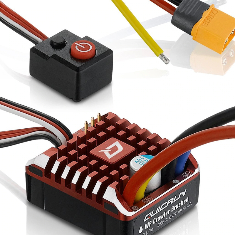 Hobbywing QuicRun WP 1080 waterproof brushed ESC for crawler 80A