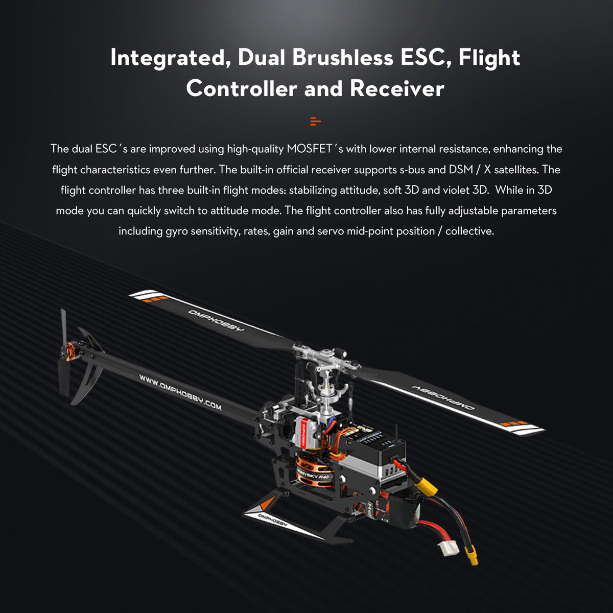 OMPHobby M2 V2 RC Helicopter BnF