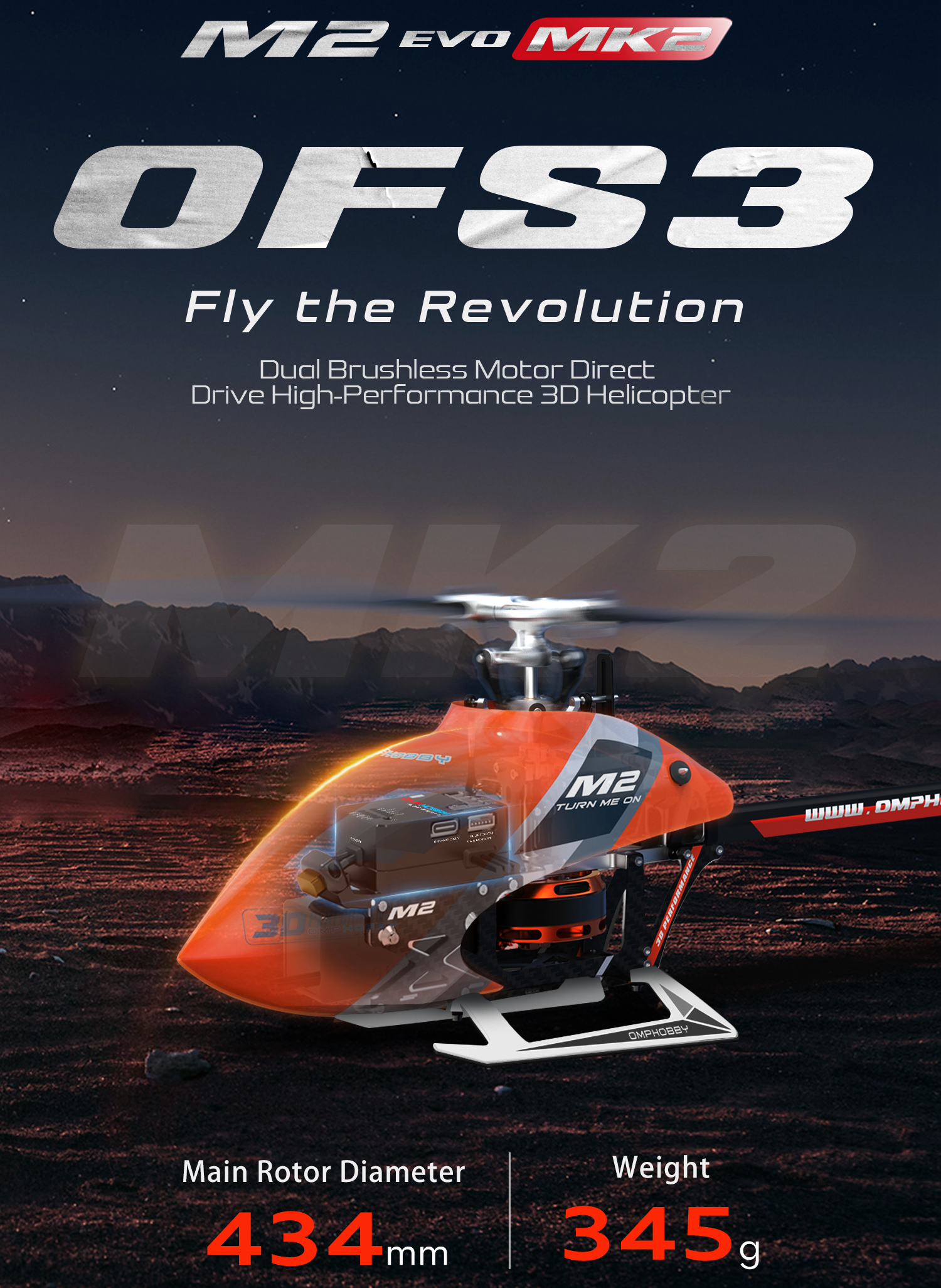 OMP M2 Evo MK2 RC Helicopter RTF Combo - OriginHobbies OMP M2 Evo MK2 RC Helicopter RTF Combo - OriginHobbies