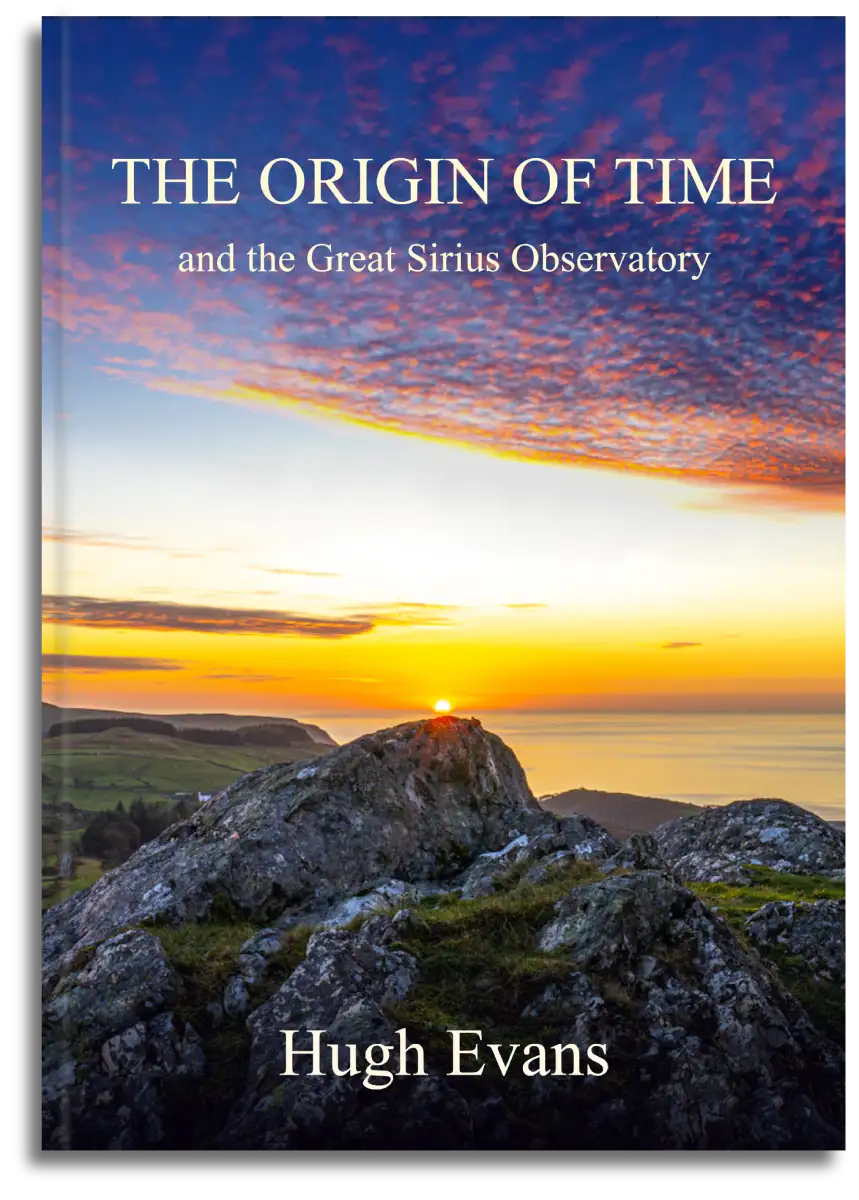 Book cover of 'The Origin of Time' by Hugh Evans