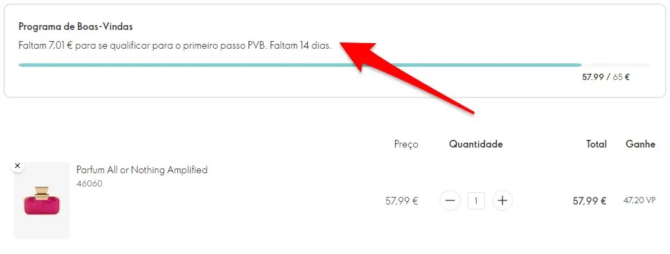 como pedir o programa de boas vindas