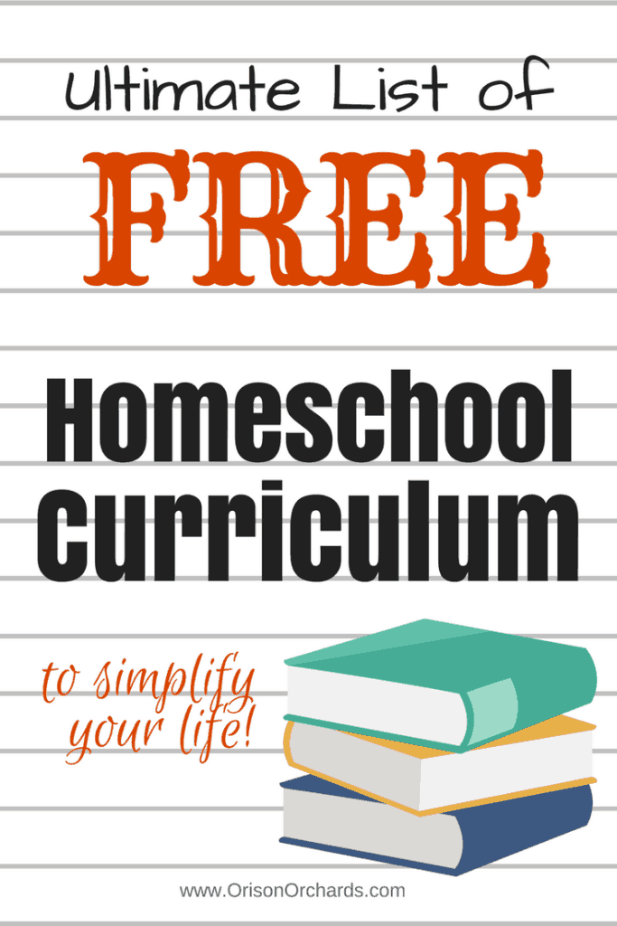 If you’re a fan of the charlotte mason home education method, ambleside online is a good option for. Ultimate List Of Free Homeschool Curriculum Orison Orchards