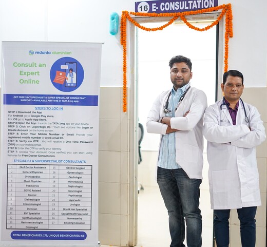 Telemedicine facility inauguration in rural Odisha