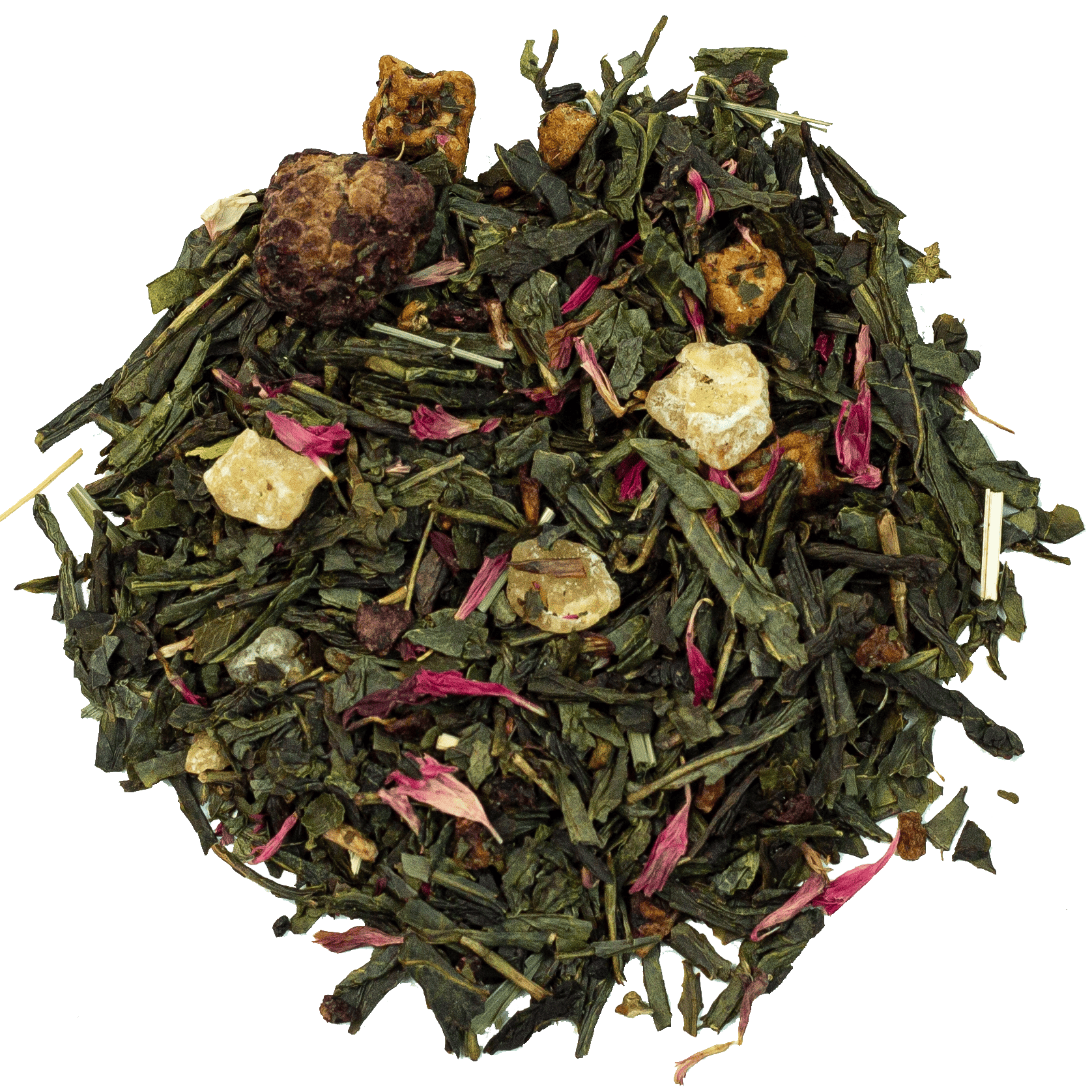 Raspberry Lemon Green tea photography
