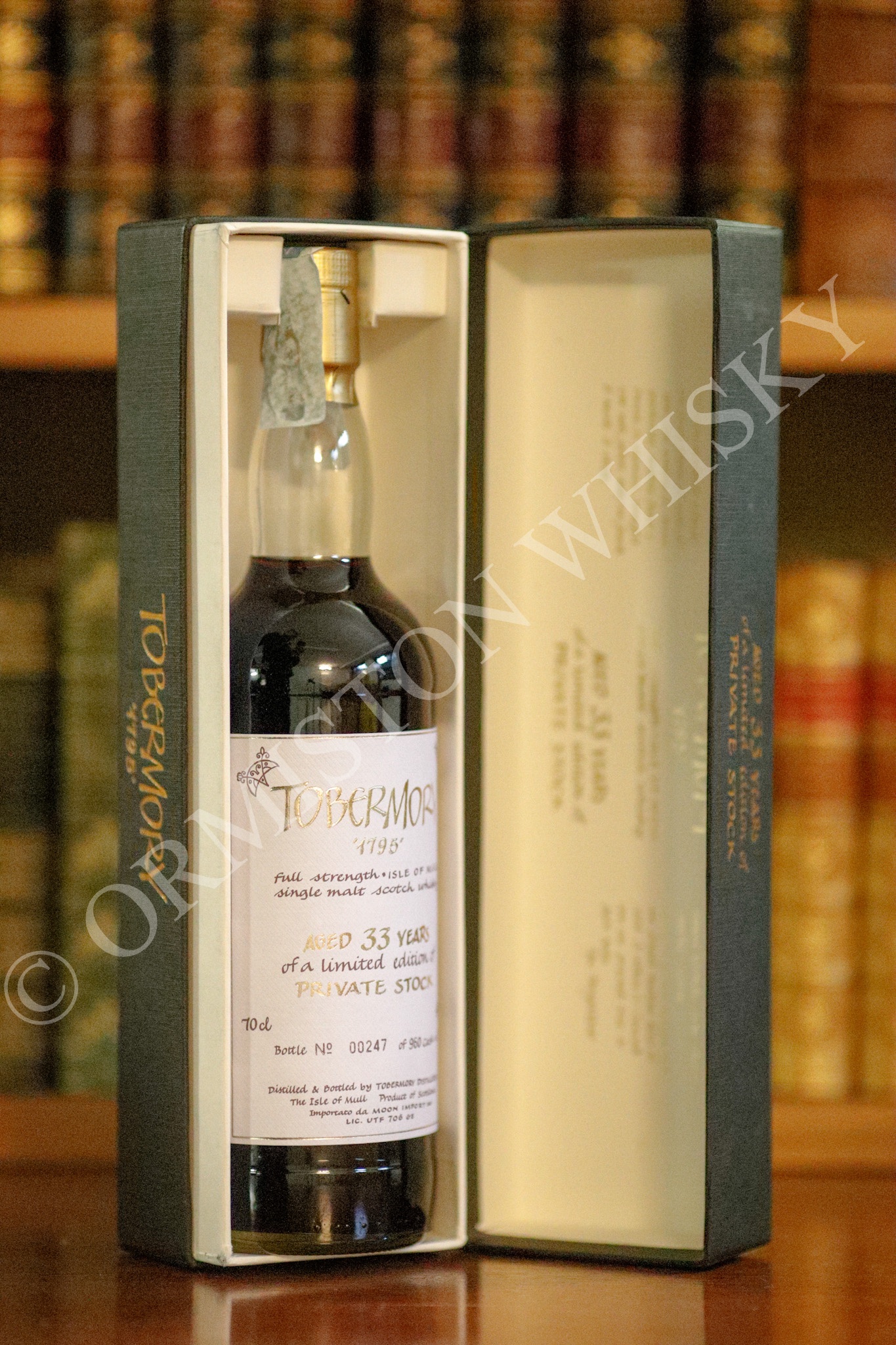 Tobermory 1972, 33 year old, Moon Import – Ormiston Whisky
