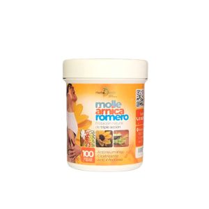 Ungüento de MOLLE, ARNICA, ROMERO. pote de 100grs.