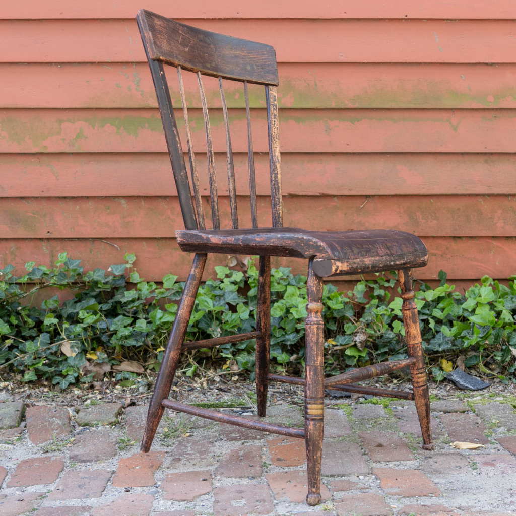 Antique Hitchcock Chair w/ Plank Seat from the Late 1800's OrmoluDesign