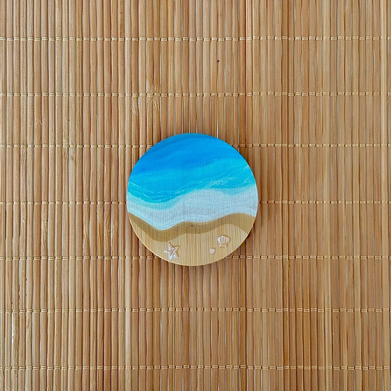 Magnet décapsuleur - plage. Souvenir ou élément de décoration incontournable