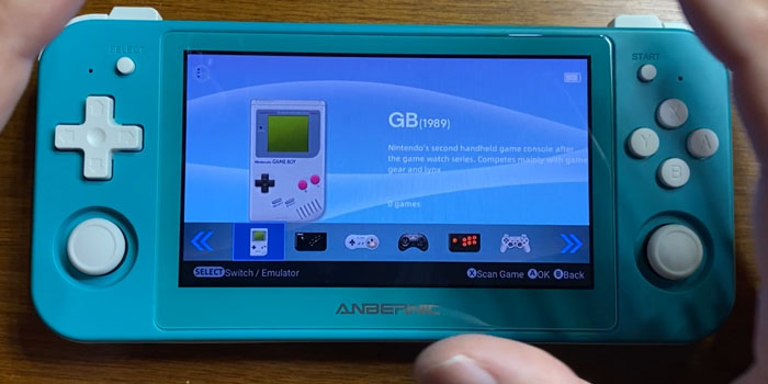 ジャンク　Anbernci RG505 青 Anbernic RG505の実機感想レビュー | 大阪のおじいさんの老後ブログ
