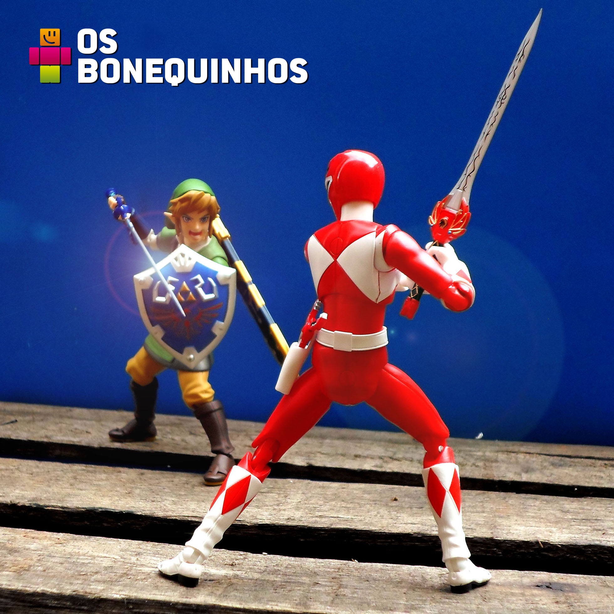 Link vs Ranger Vermelho