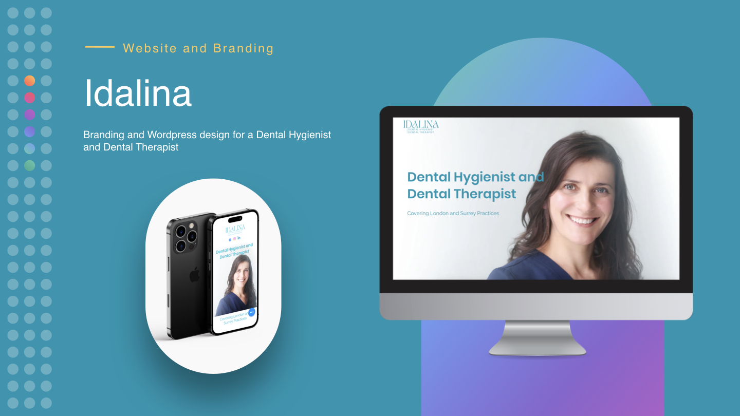 Idalina website design