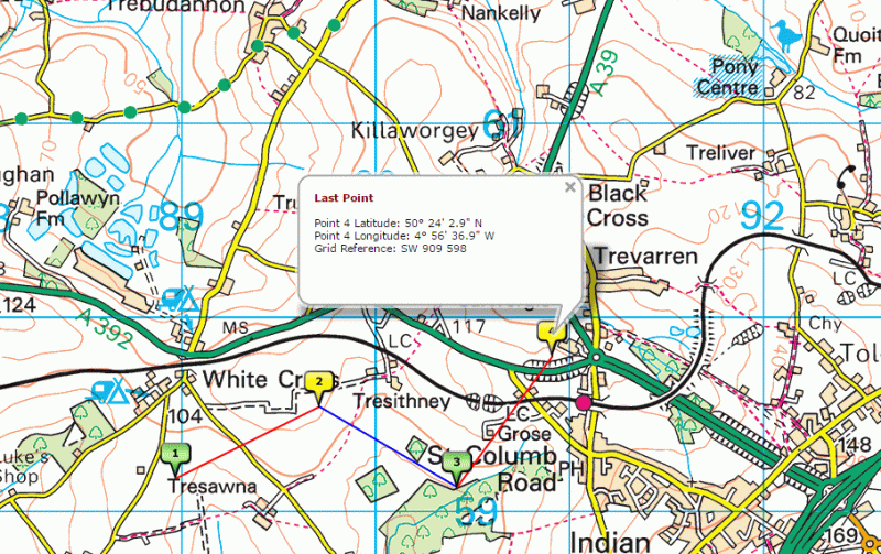 Printable Os Maps - Premium Nature Pattern - Mobile