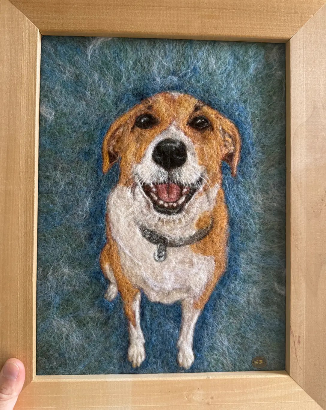 Wool Painting of beloved Pet