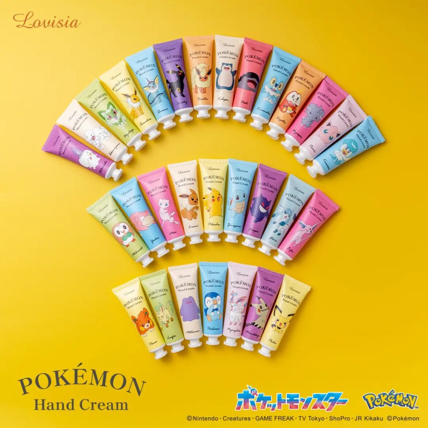 『Lovisia ポケモンハンドクリーム』商品画像