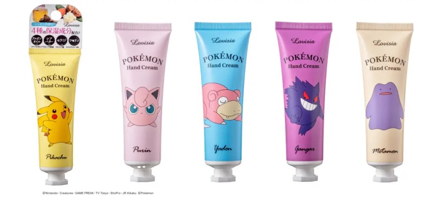 『Lovisia ポケモンハンドクリーム』商品画像