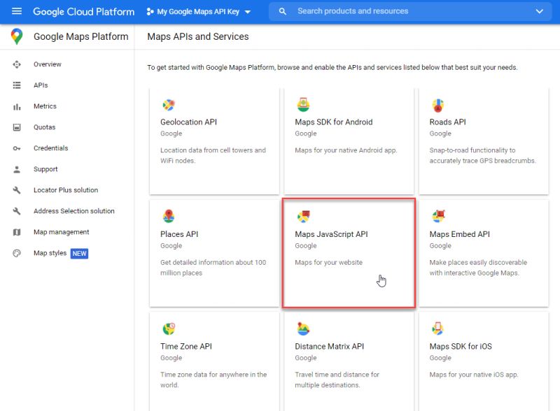 Finding Your Google Maps Api Key Spicegems Knowledge Base - Best Landscape Textures in Full HD