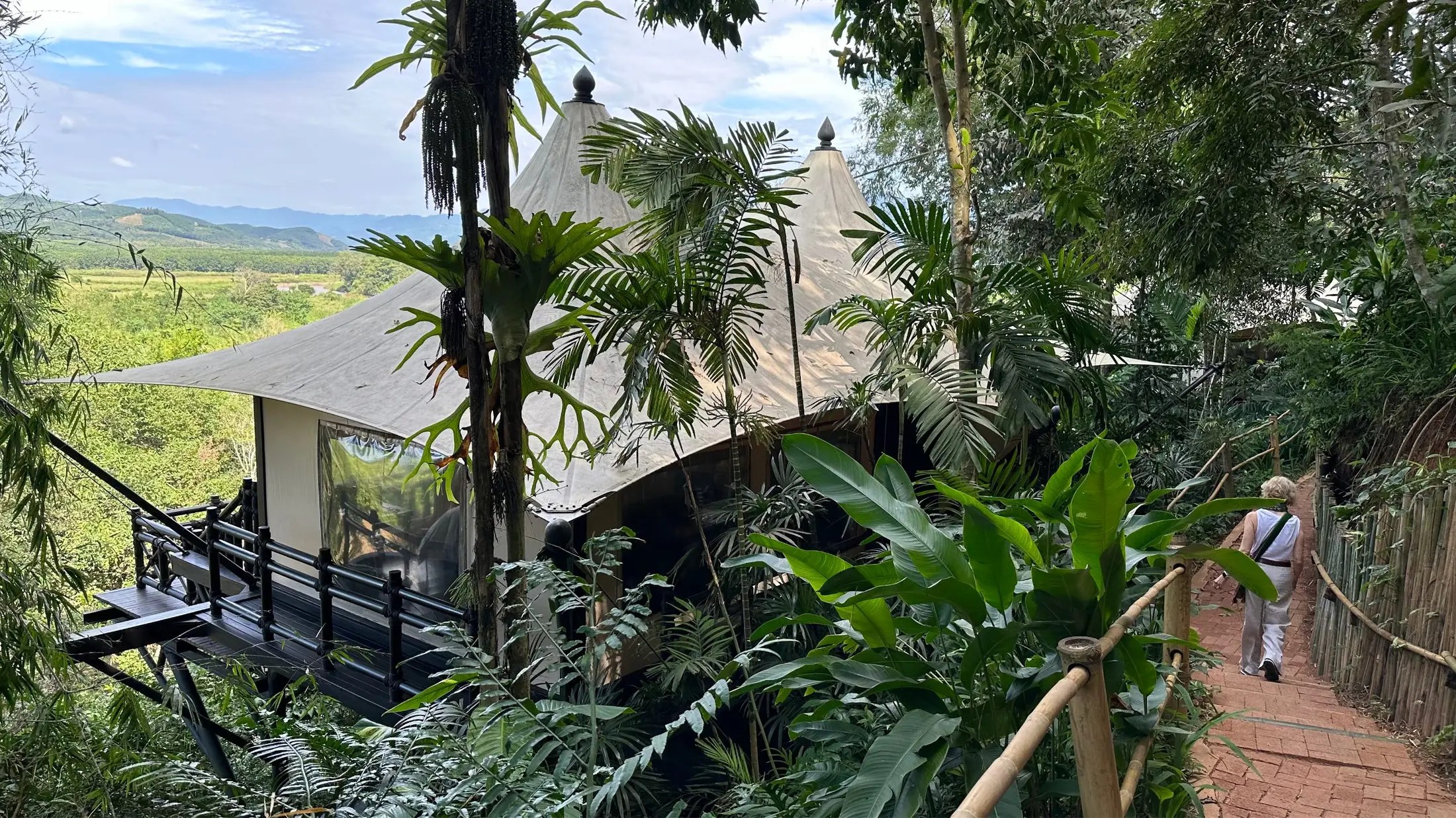 Perched on a Jungle Hillside