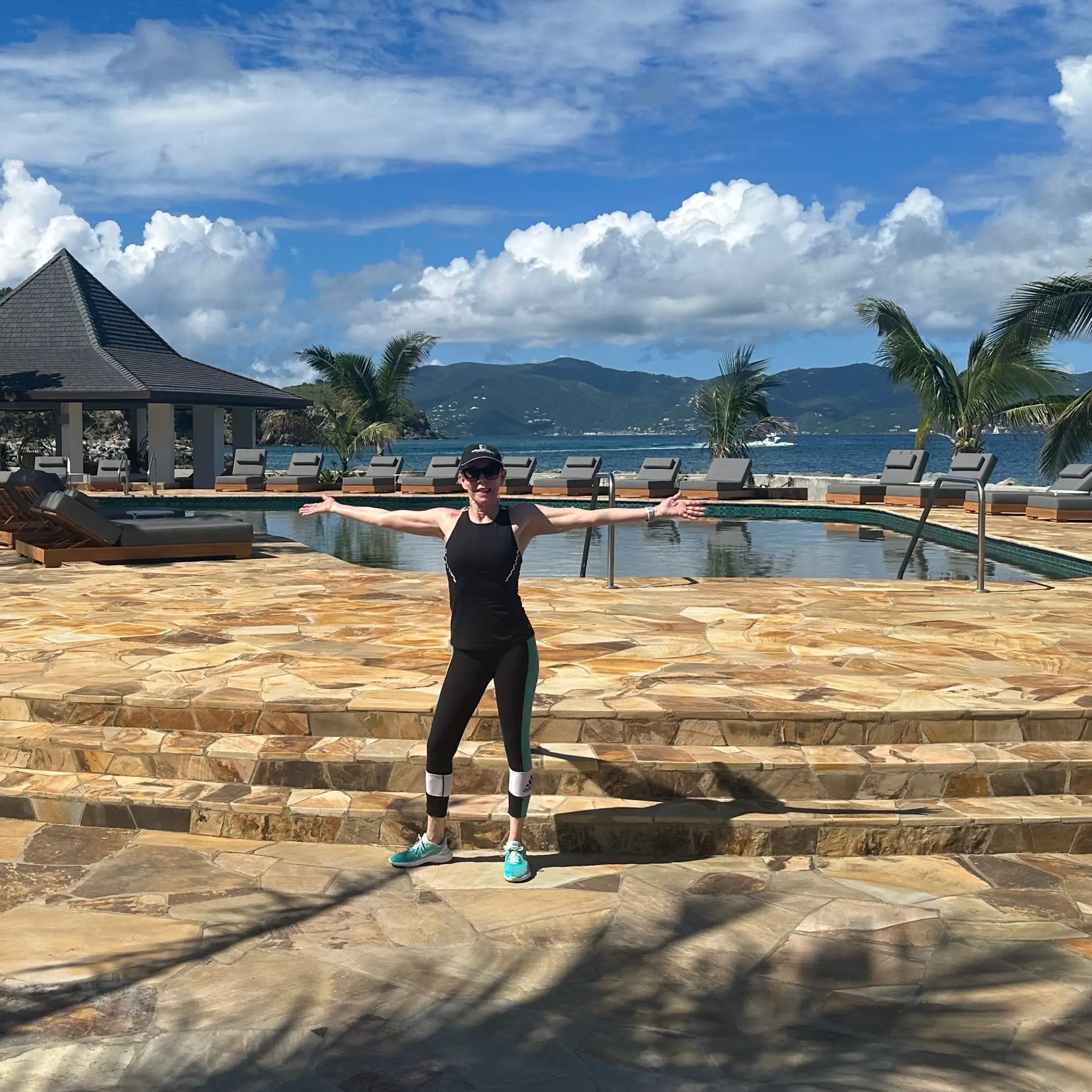 The Main Pool near the Drunken Pelican Cafe