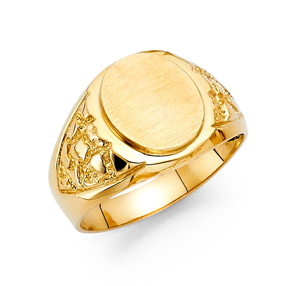 Gold Men's Signet Ring - OSJ Jewelers