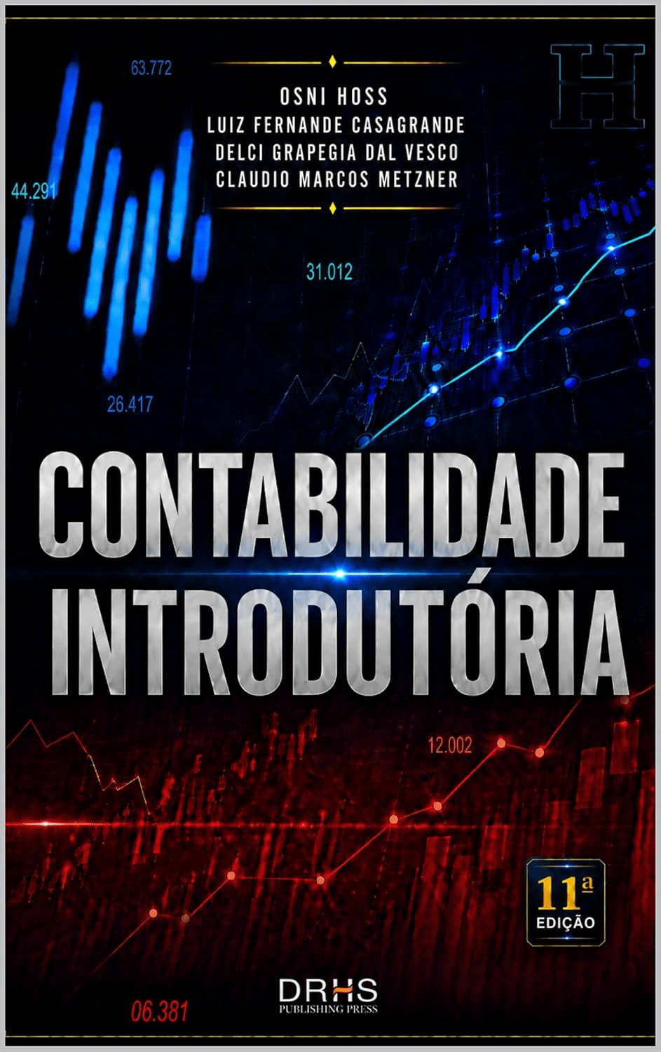 Capa do livro Contabilidade Introdutória, 11ª edição, de Osni Hoss, Luiz Fernande Casagrande, Delci Grapegia Dal Vesco e Claudio Marcos Metzner.