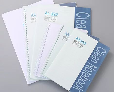 Dual binding technology suitable for use in class 10 to class 1000 (iso . Clean Image Notebook Oss Tech