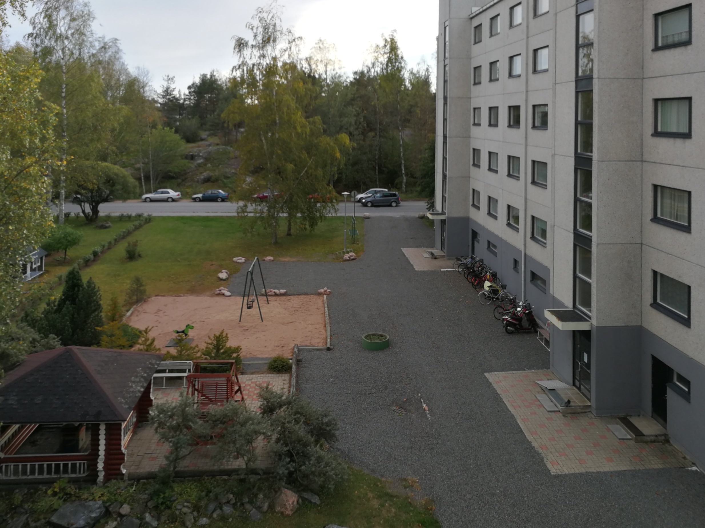 Kunnostettu sisäpiha