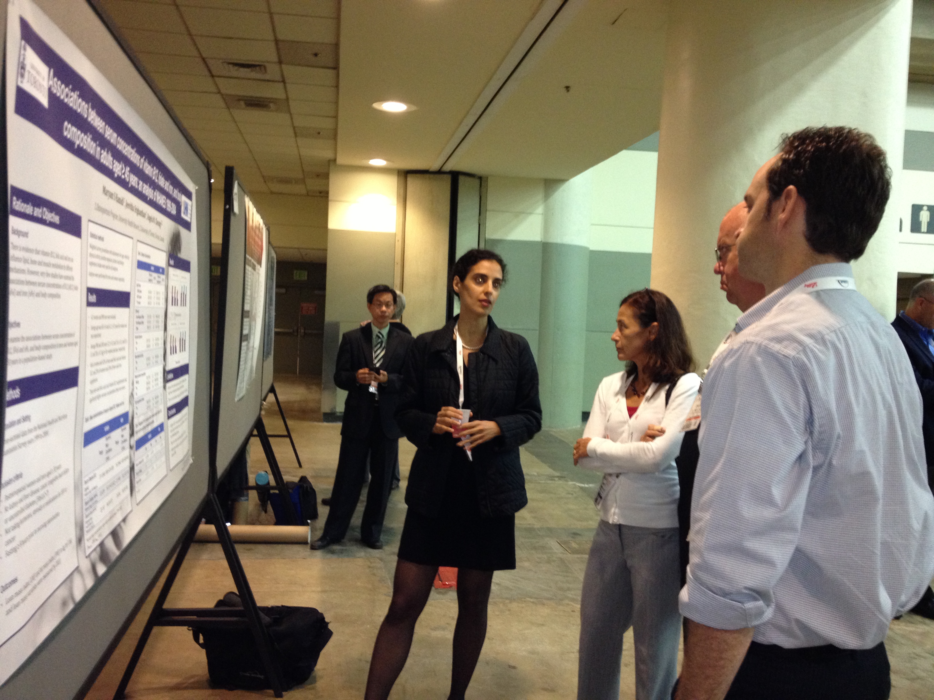 Dr. Hamidi talking about her research findings.