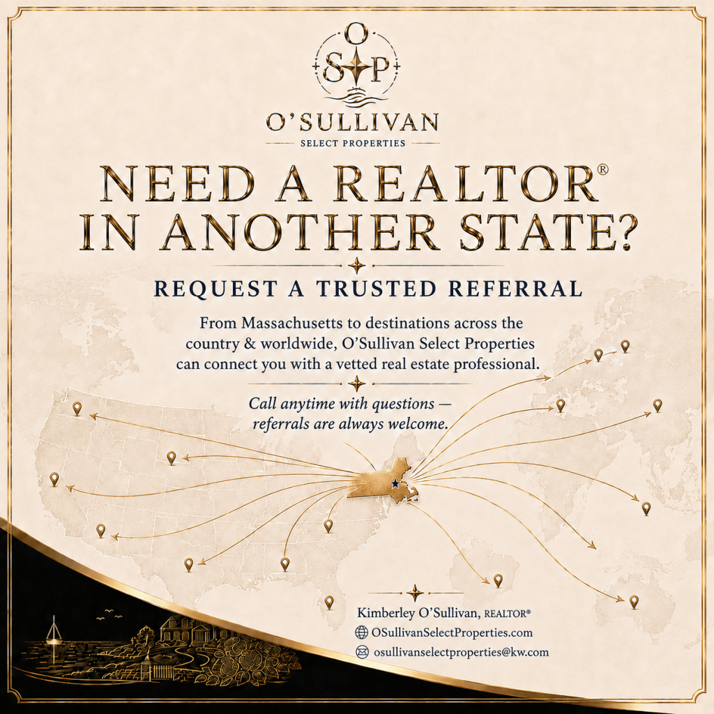 Realtor referrals from Massachusetts to locations across the country and worldwide