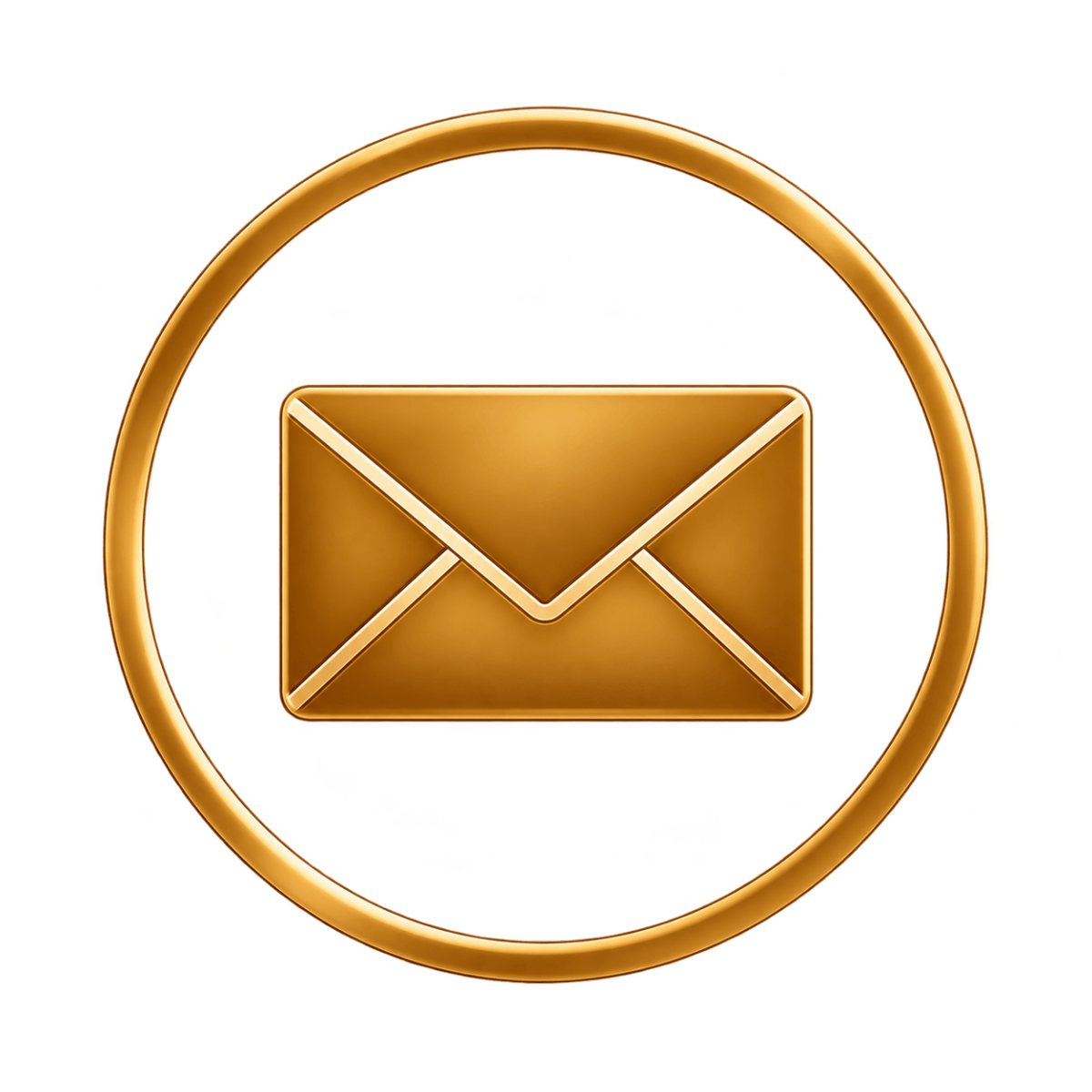 Gold email icon for emailing Kimberley OSullivan
