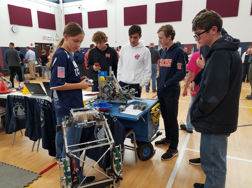 Sandy Creek Robotics brought working examples to CiTi's Manufacturing Day.