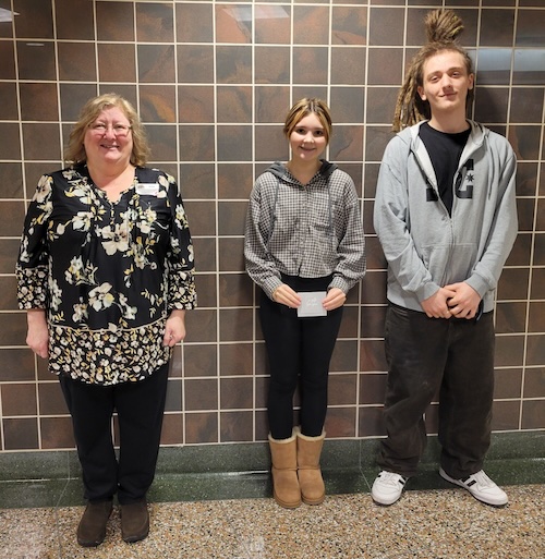 For the month of December in Phoenix, pictured: Logan Nelson – Grade 10, Gabrielle Runge- Grade 12, Ethel Murphy – Universal Banker
