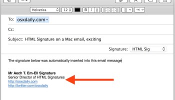 Improve Email Productivity By Using A Brevity Signature In Mail App For Mac Os X Osxdaily Improve Email Productivity By Using A Brevity Signature In Mail App For Mac Os X Osxdaily