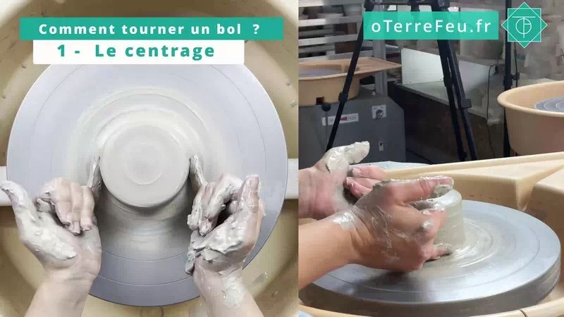comment tourner un bol poterie - la boîte à camembert