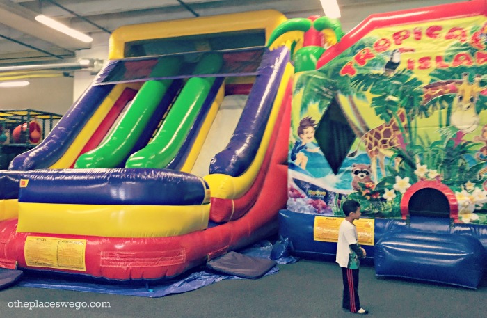 Jump around with two inflatables at Fun Republic St. Charles Illinois