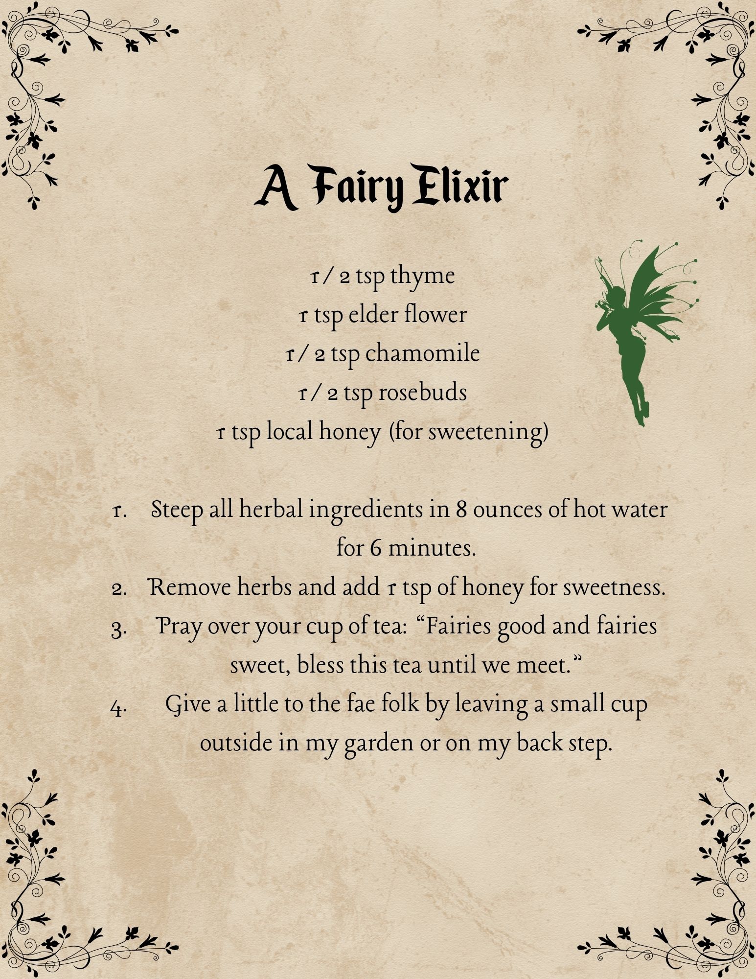 Kitchen Witch Recipes Grimoire Pages: 32 (DOWNLOADABLE Files) - Image 7