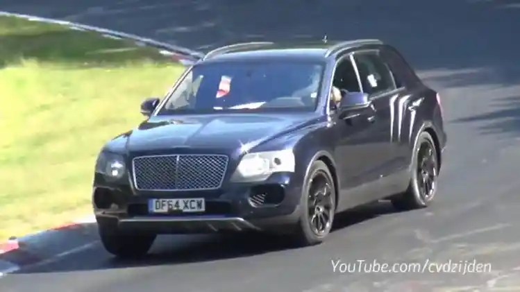Video Bentley Suv Tertangkap Kamera Di Nurburgring Begini