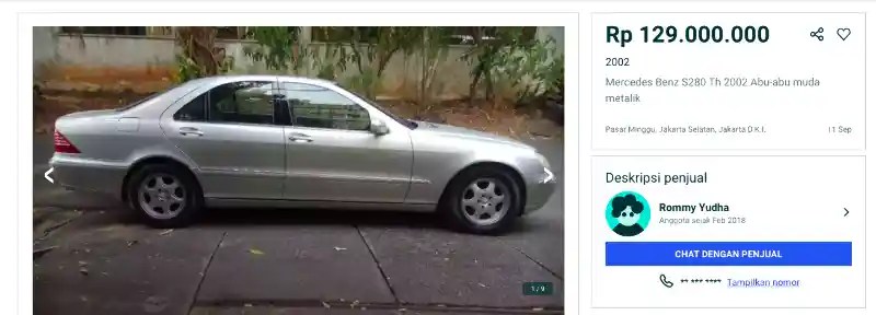 Pilih Calya Sigra Atau Mercedes Benz S Class Bekas