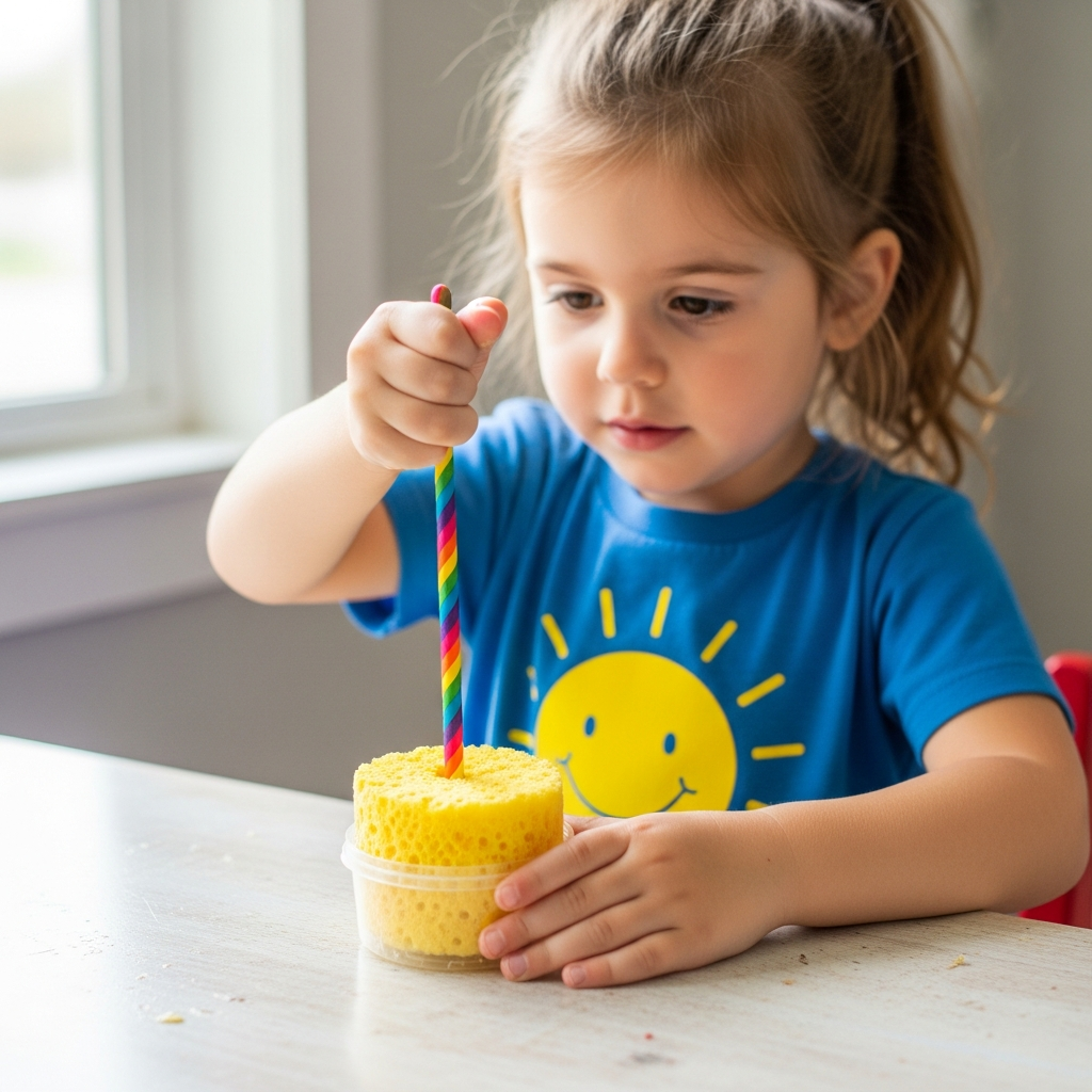 Sponge Stick Rotation