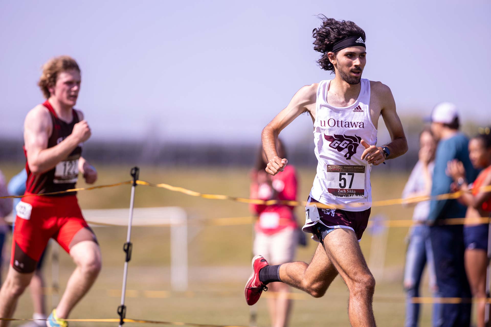 (Canton, United States---21 September 2024) Zach Sikka of Ottawa University [JR] competing at the Ronald C Hoffman XC Invitational  on the campus of St Lawrence University 2024 Miles Ryan / Mundo Sport Images.

If posting to social media please tag @mundosportimages