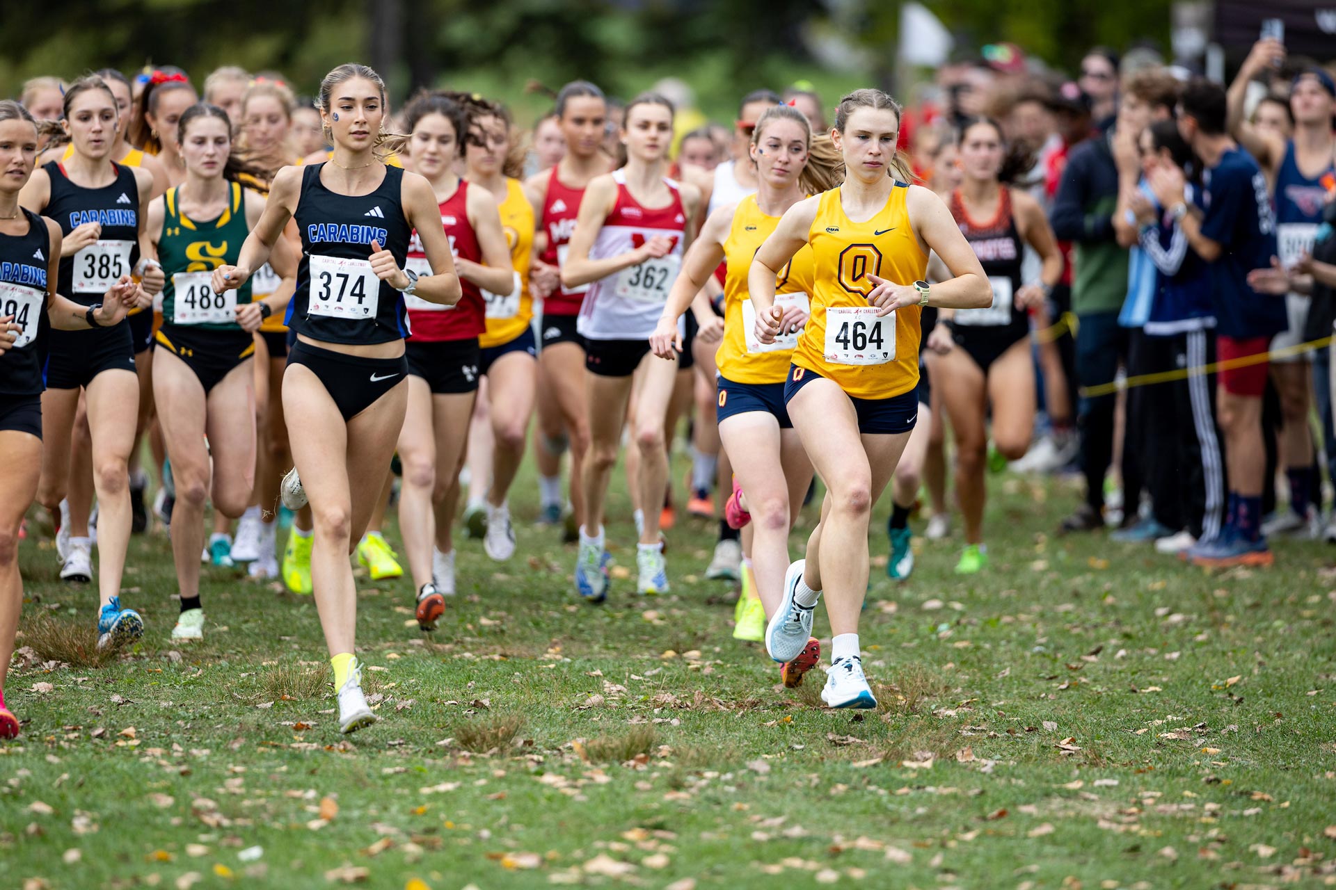 (Ottawa, Canada---27 September 2025)  Elizabeth Vroom of Queen's Gaels competing at the Capital XC Challenge at Mooney’s Bay Park.

Copyright 2025 Miles Ryan / Mundo Sport Images.

If posting to social media please tag @mundosportimages