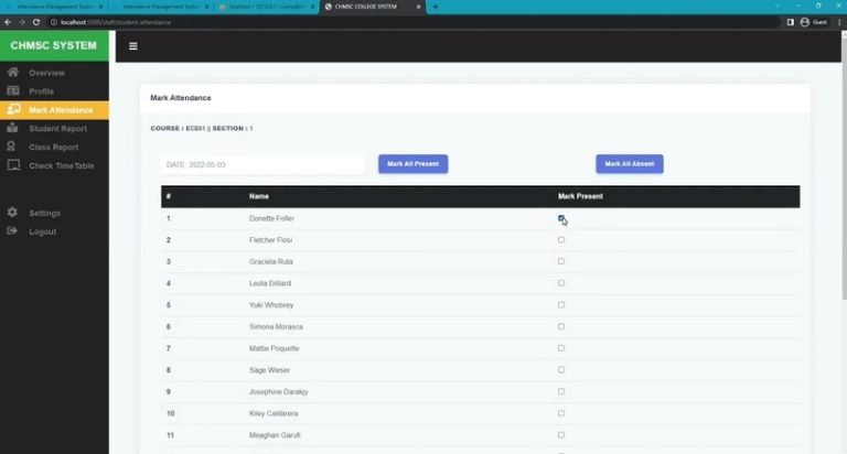 Attendance Management System Source Code In Javascript Otw Cam - Space Picture Collection - Mobile Quality