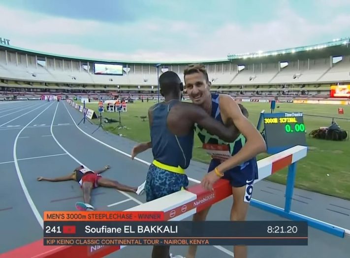 العداء المغربي سفيان البقالي يفوز بسباق 3000 متر موانع بملتقى “كيب كينو”