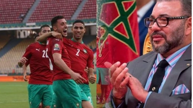 الملك محمد السادس يبعث برقية تهنئة إلى أعضاء المنتخب الوطني المغربي لكرة القدم