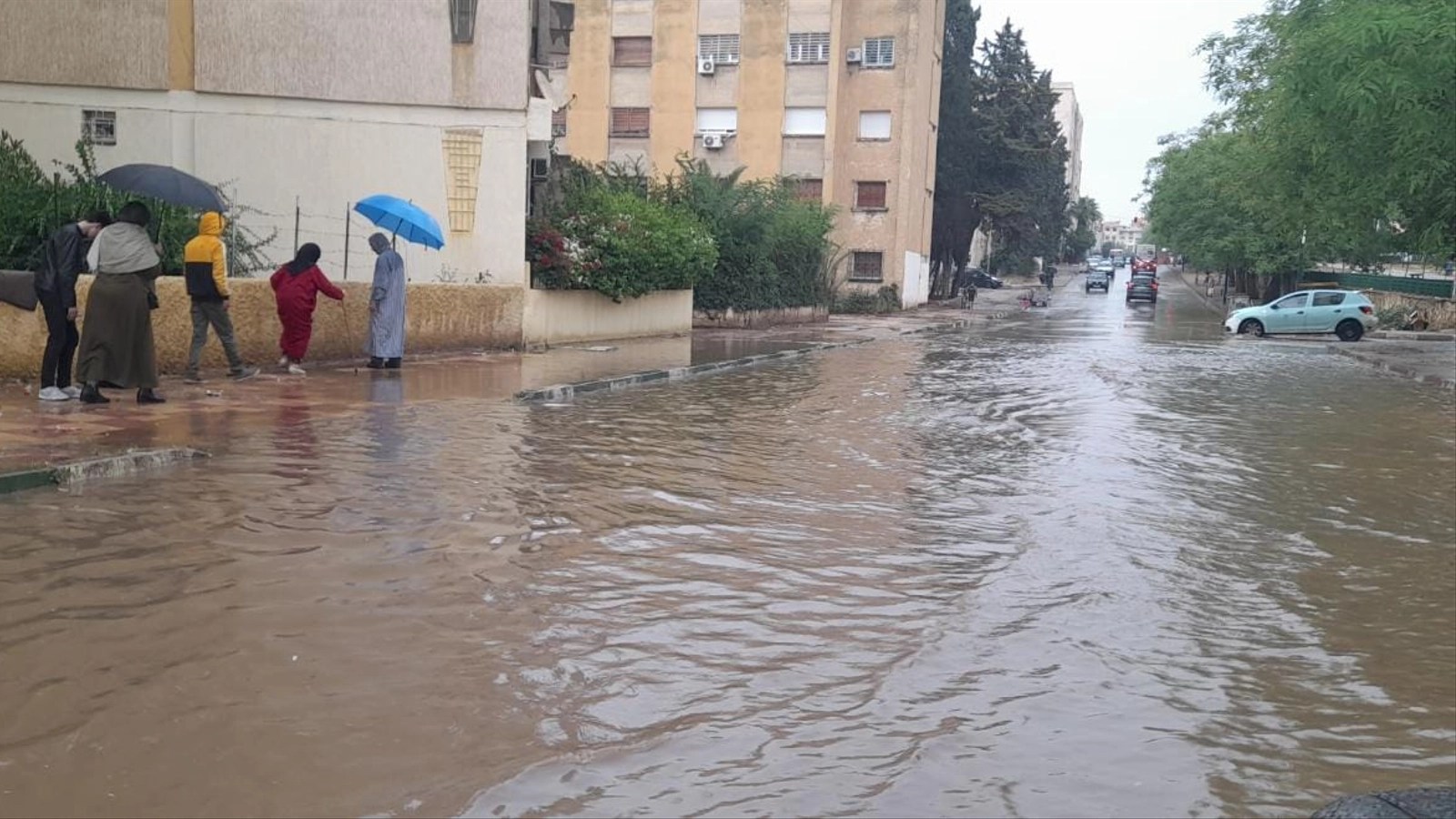 أمطار غزيرة تغرق هذه المدينة