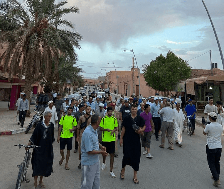 ساكنة مدينة فكيك تنتفض ضد الاوضاع الصحية المتردية