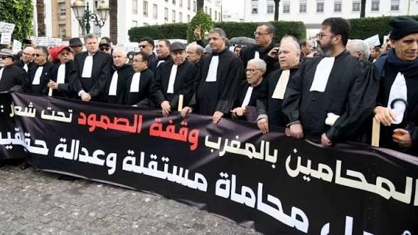 محاكم المغرب بدون محامين لمدة أسبوع